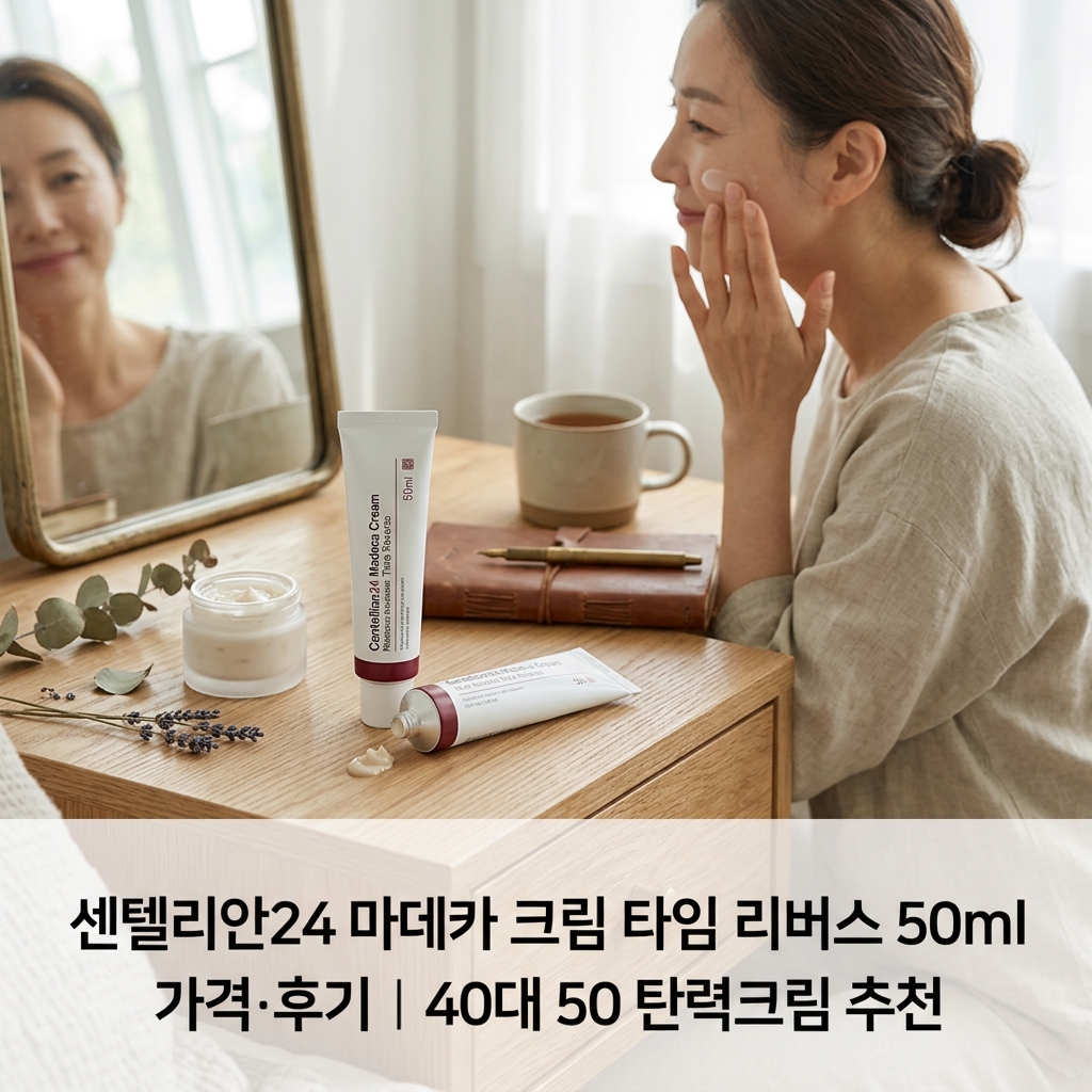 센텔리안24 마데카 크림 타임 리버스 50ml 가격·후기｜40대 50 탄력크림 추천 제품 이미지